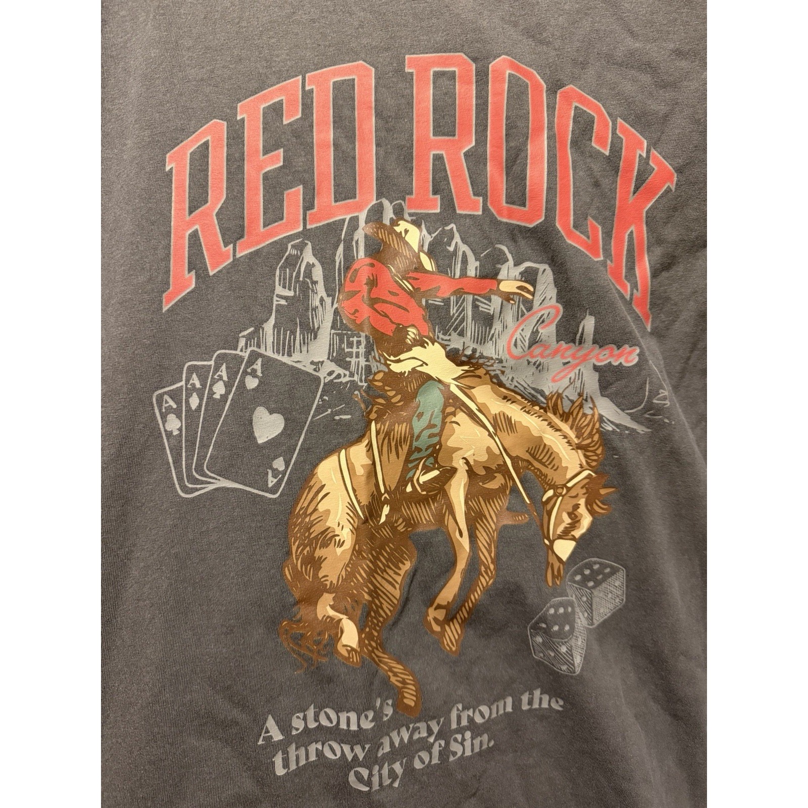 Red Rock Gray T-Shirt Size Large New With Tag — image 4 of 8